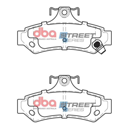 DBA Rear Street Series Brake Pads - DB1475SS