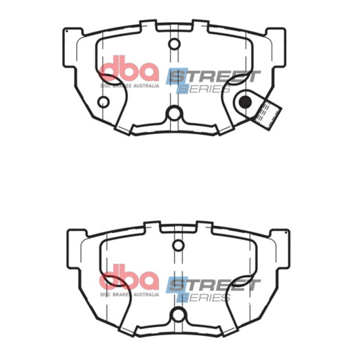 DBA Rear Street Series Brake Pads - DB325SS