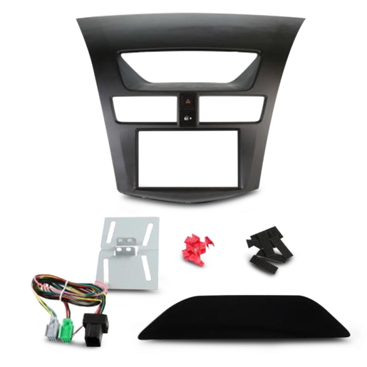 Aerpro Facia Kit Double DIN Black To Suit Mazda BT-50 GT, XTR - FP9233 