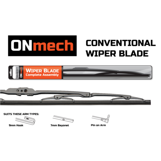 OnMech Conventional Wiper Blade 600mm - OMC600