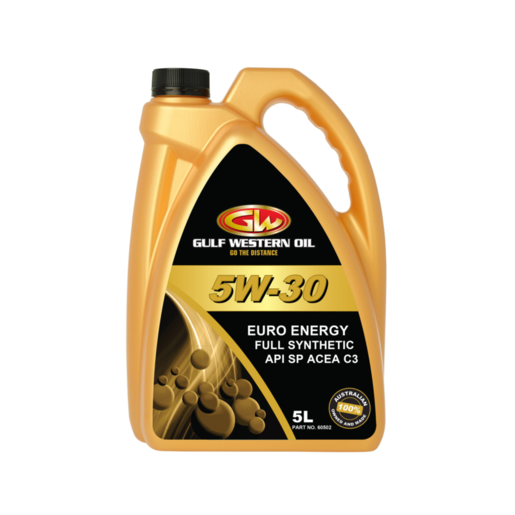 Gulf 5W-30 Full Synthetic Euro Energy Engine Oil 5L - 61002