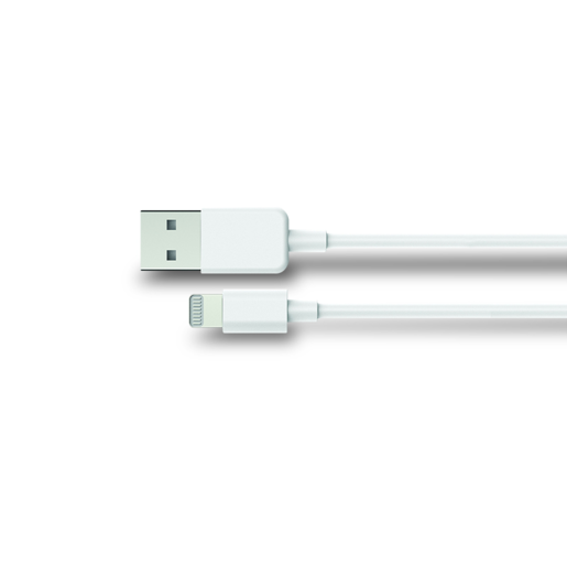 Aerpro Lightning to USB-A Cable 100mm White - APL300W