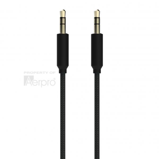 Aerpro Premium AUX Audio Cable 3.5mm Black - APL110B