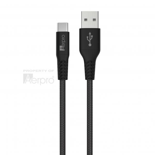 Aerpro Premium USB-C To USB-A Cable 30cm / Black - APL405B