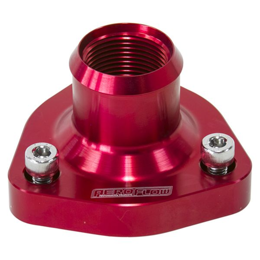 Aeroflow Billet Thermostat Housing Red - AF64-4029R