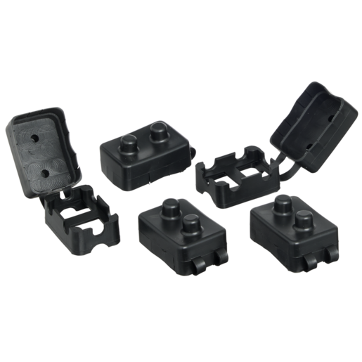 Voltage Circuit Breaker Insulator Black 5pk - VTCBCB 