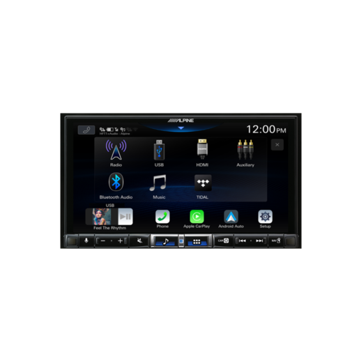 Alpine 7" AV Head Unit With Audio Visual Receivers Wireless Carplay - ILX-507A