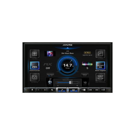 Alpine 7" AV Head Unit With Audio Visual Receivers Wireless Carplay - ILX-507A