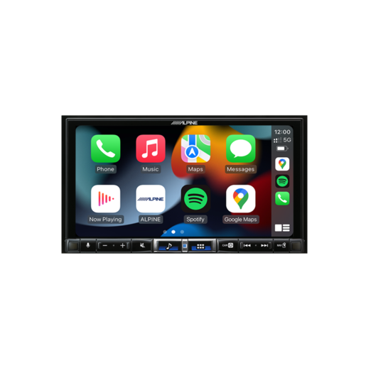 Alpine 7" AV Head Unit With Audio Visual Receivers Wireless Carplay - ILX-507A