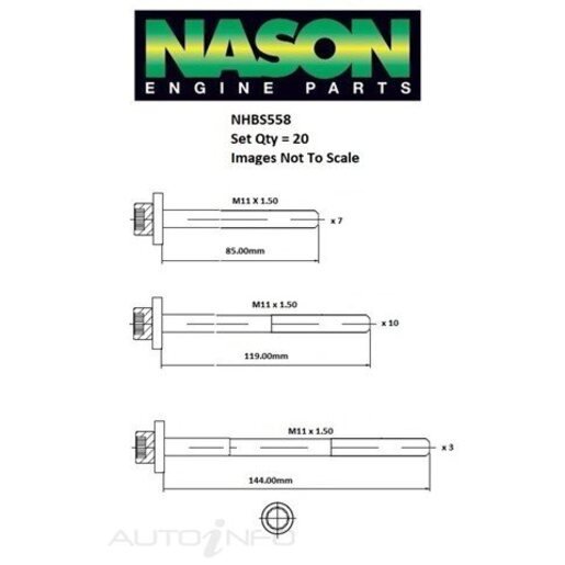 Cylinder Head Bolt Set