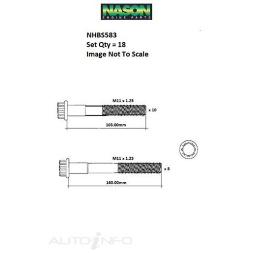 Cylinder Head Bolt Set