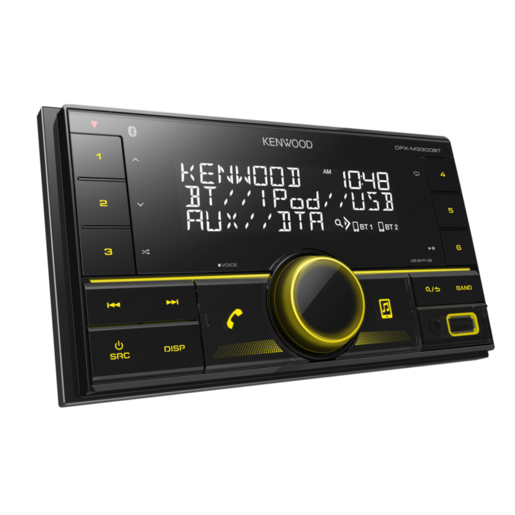 Kenwood Dual DIN AV Head Unit Digital With Bluetooth - DPX-M3300BT