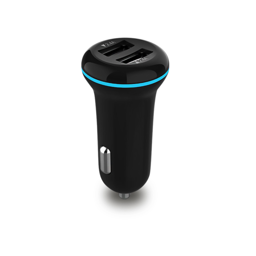 Aerpro 3.4 AMP Dual USB in-Car Charger Black - APCC205 