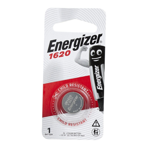 Energizer Battery 3V ECR1620 PK1 Lithium E303803900 - ECR1620BP1 