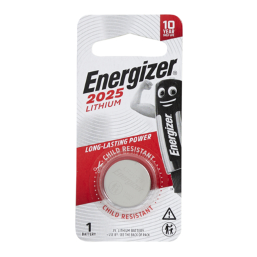 Energizer Battery 3V ERC2025 PK1 Lithium E303806000 - ECR2025BP1 