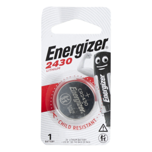 Energizer Battery 3V ECR2430 PK1 Lithium E303806800 - ECR2430BP1 