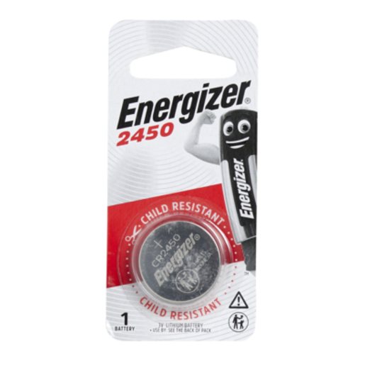 Energizer Battery 3V ECR2450 PK1 Lithium E303806200 - ECR2450BP1