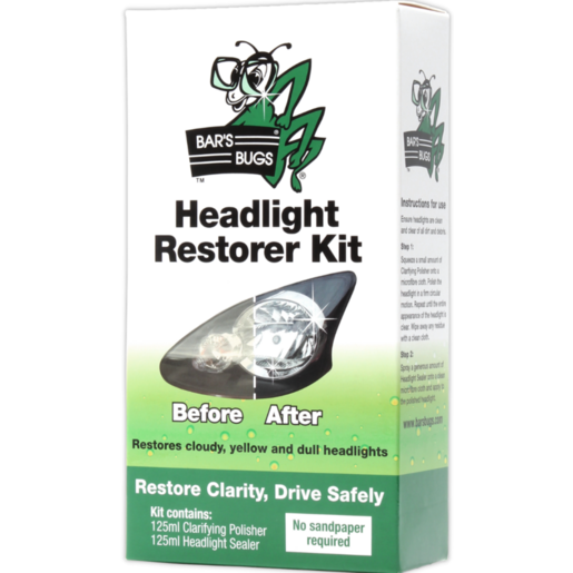 BarsBugs Headlight Restorer Kit - BBHLRKIT