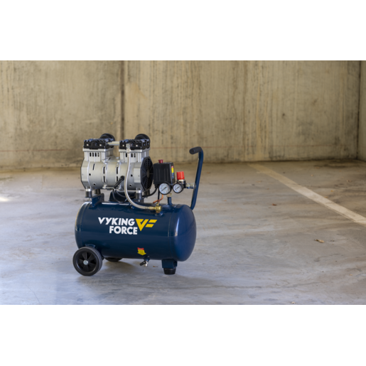 Vyking Force 1100W Oil Free Quiet Air Compressor 1.5HP 21L - VFAC1521L