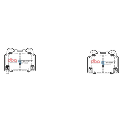 DBA Rear Street Series Brake Pads - DB2215SS