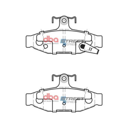 DBA Rear Street Series Brake Pads - DB1106SS