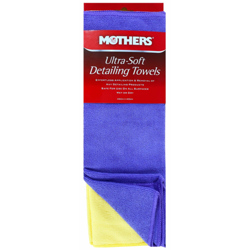 Mothers Ultra Soft Detailing Towels 40cm x 40cm - 6720410