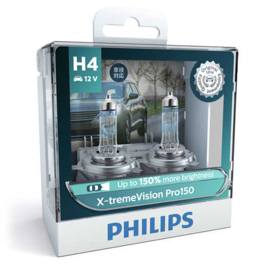Philips Globe H4 X-Tremevision Pro +150% 12V - 12342XVPROS2