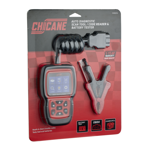 Chicane Auto Diagnostic Scan Tool + Battery Tester OBDII -  CH5016 