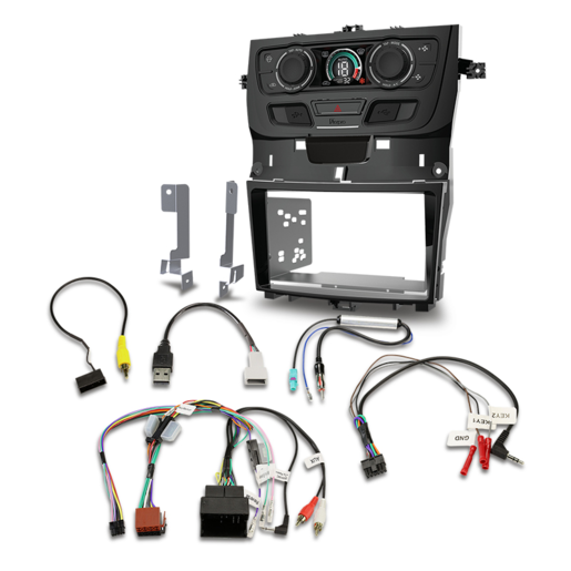 Aerpro Double DIN Install Kit To Suit Holden VE Series 2 Piano Black - FP9550BK