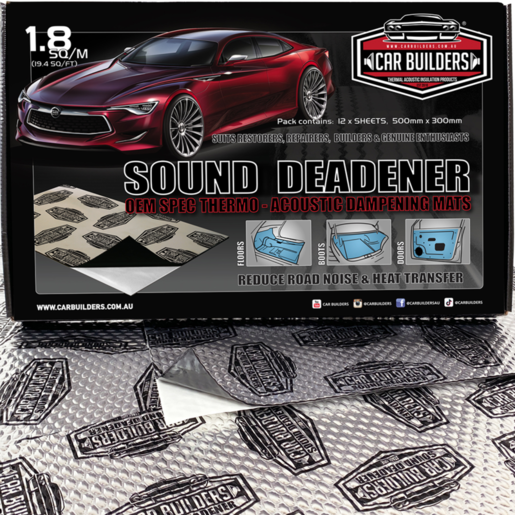 Car Builders Sound Deadener Silver - SDSIL