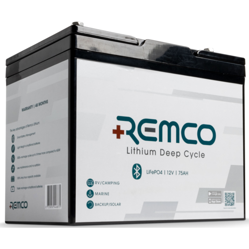 Remco Lithium Deep Cycle - RM12-75LFP