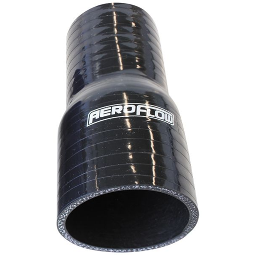 Aeroflow Gloss Black Straight Silicone Reducer Expander Hose - AF9201-137-125