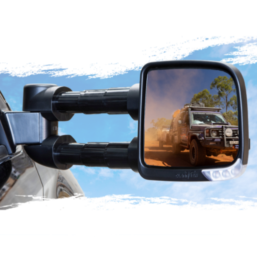 Clearview Compact Towing Mirrors Black - CVC-FD-EV-FIEB