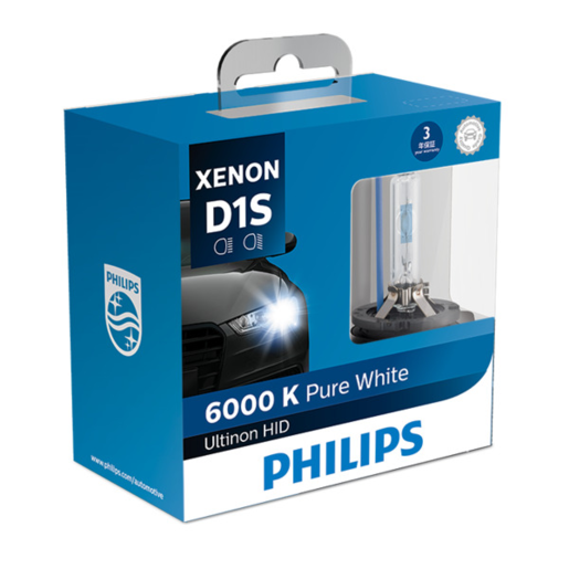 Philips Ultinon HID Xenon Headlight Globes D1S 85V 35W Pack of 2 - 85410WXX2