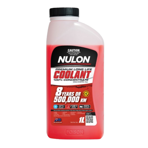 Nulon Red Premium Long Life Coolant 100% Concentrate 1L - RLL1