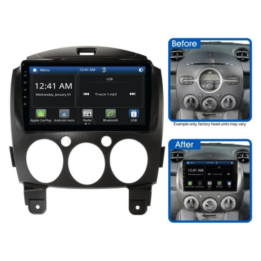 Aerpro 9" AV Head Unit To Suit Mazda 2 2007-2014 With SWC - AMMZ7