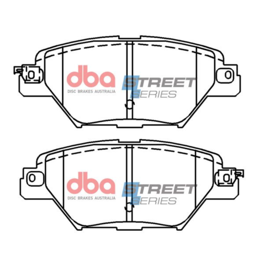 DBA Rear Street Series Brake Pads - DB15076SS