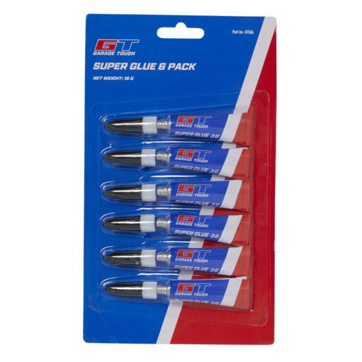 Garage Tough Super Glue 6 Pack - GTSG6