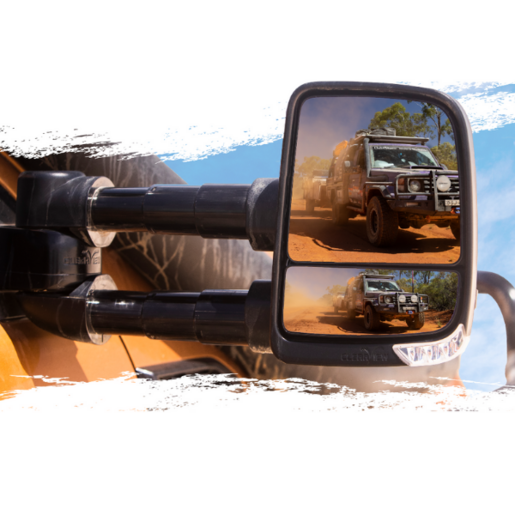 Clearview Next Gen Towing Mirrors Raw - CVNG-TL-200S-HVFSIEX