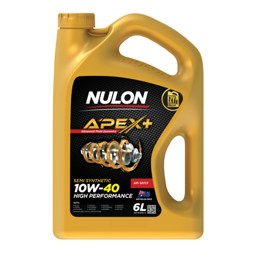 Nulon APEX+ 10W40 Full Synthetic High Performance Engine Oil 6L - APX10W40-6