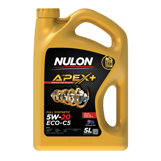 Nulon APEX+ 5W-20 ECO-C5 Full Synthetic Engine Oil 5L - APX5W20C5-5