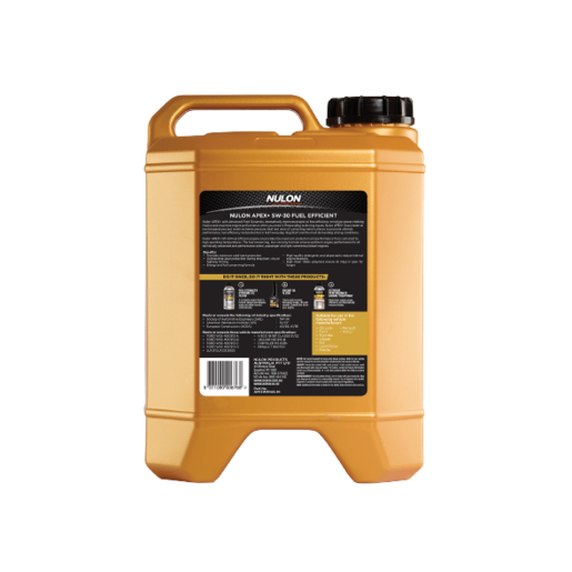 Nulon Apex+ 5W-30 Long Life Fuel Efficient Engine Oil 10L - APX5W30A5-10