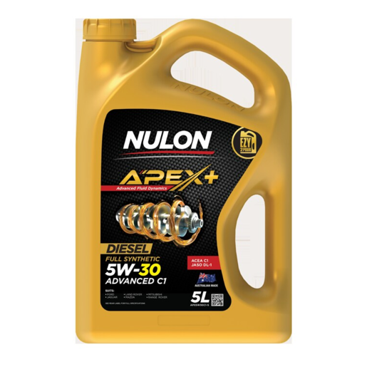 Nulon Apex+ Full Synthetic 5W-30 Advanced C1 Diesel 5L - APX5W30C1-5