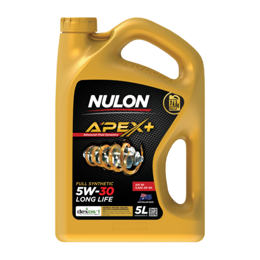 Nulon Apex+ 5W-30 Full Synthetic Long Life Engine Oil 5L - APX5W30D1-5