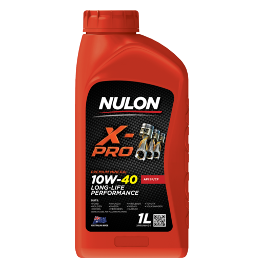 Nulon X-PRO 10W-40 Semi Synthetic Mineral Engine Oil 1L - XPR10W40-1