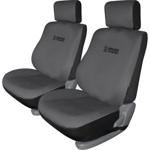 Rough Country Heavy Duty Canvas Seat Covers 30/50 Front Pair - RC3050CHA