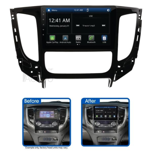 Aerpro 9" AV Head Unit To Suit Mitsubishi Triton MQ 2016-2018 Non Amp - AMMB8