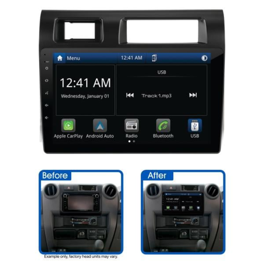 Aerpro 9" AV Head Unit To Suit Toyota Landcruiser 70 Series 2010-2022 - AMTO29