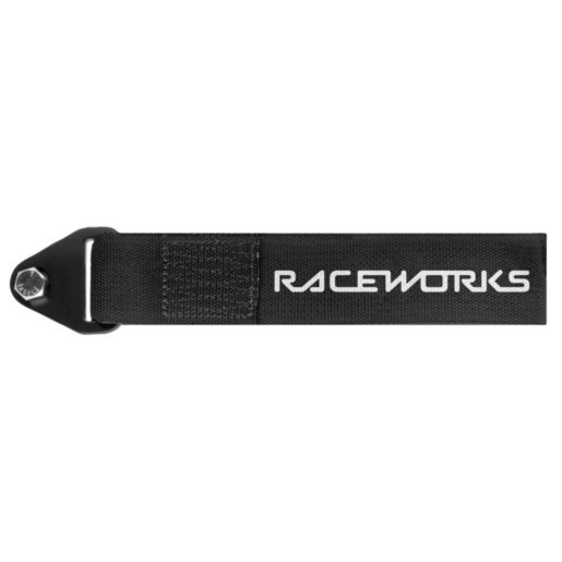 Raceworks Black Flexible Tow Strap - VPR-021BK