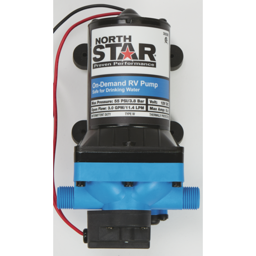 North Star Fresh Water RV Pump 11.4L - 3055R 